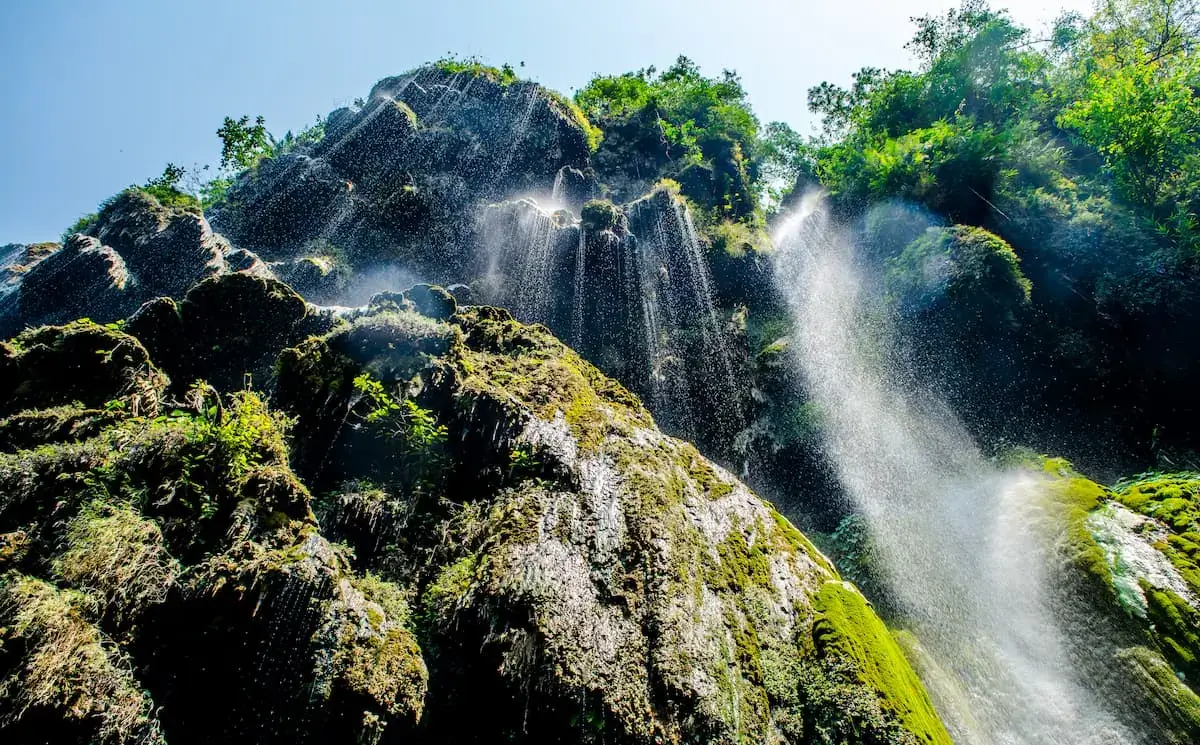 Waterfall in Rishikesh